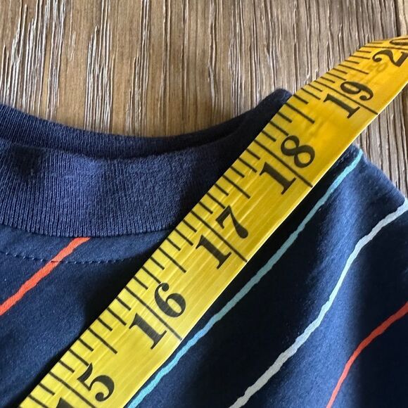 AG 'Sky' Silk & Cotton Tank In Blue Night Stripe - Picture 6 of 10